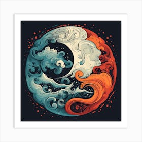 Yin Yang 20 Art Print