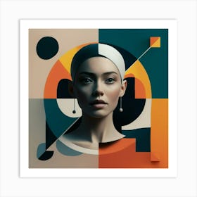 Abstract Portrait Art Print