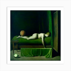 'The Sleeping Woman'- Alexis Nudea Art Print