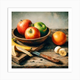 Apples And Oranges Art Print