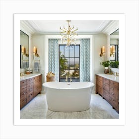 Luxurious Bathroom Art Print