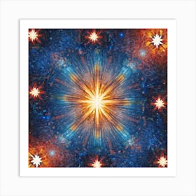 Christmas Star Art Print