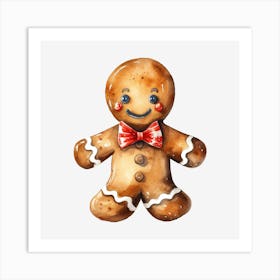 Gingerbread Man 6 Art Print