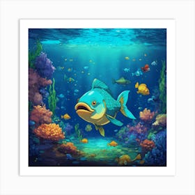 Fish In The Sea Art Print