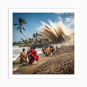 Sri Lankan Village Art Print