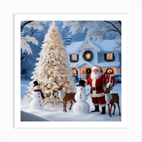 Santa Claus 1 Art Print