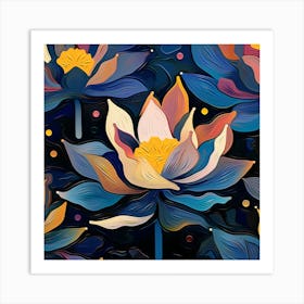 Lotus Flower 42 Art Print