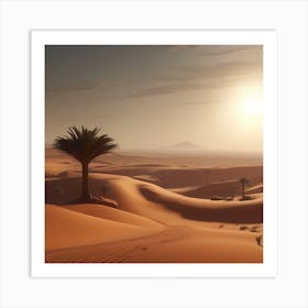 Desert Landscape - Desert Stock Videos & Royalty-Free Footage 29 Art Print