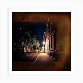 Street At Night 1 Art Print