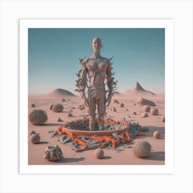 Sand Sculpture 60 Art Print