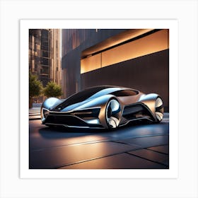 Futuristic Concept Car Art Print