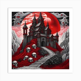 Blood Castle Art Print