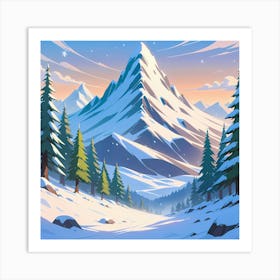 Winter Landscape Art Print