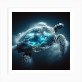 Sea turtle  Art Print