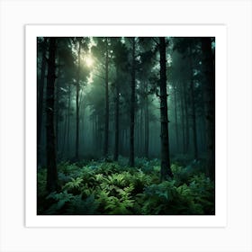 Dark Forest 120 Art Print