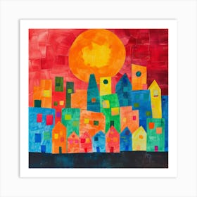 Cityscape 18 Art Print