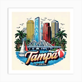 Tampa Florida Art Print