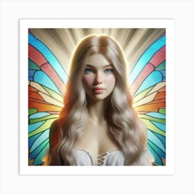 Angel Wings 27 Art Print