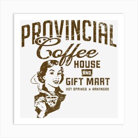 Provincial Coffee House Art Print