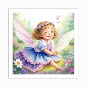 Fairy Girl Art Print