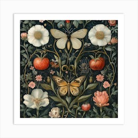 Flora And Fauna Art Art Print