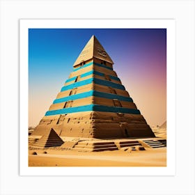 Piramide Bisarra Art Print