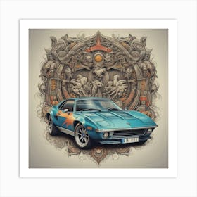 Car Of The Gods Art Print