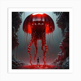 Red Jelly 1 Art Print