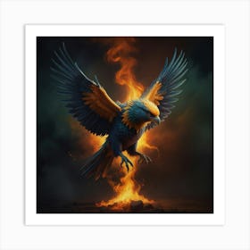 Fire Bird Art Print