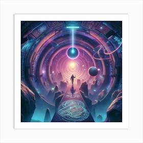 Space Portal 1 Art Print