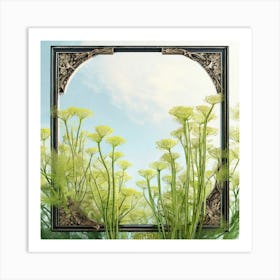 Frame Of Flowers 4 Art Print