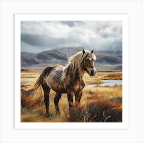 Icelandic Horse Art Print