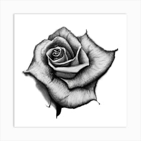 Rose Tattoo Art Print