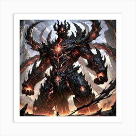 Lord Abyssion Abyssal Conqueror Art Print