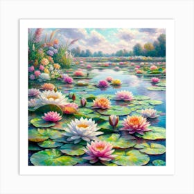 Water Lilies 1 Art Print