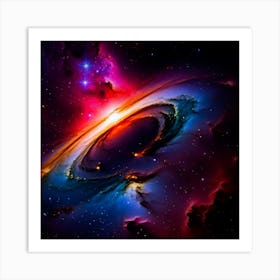 Galaxy In Space 6 Art Print