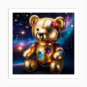 Tiffany Teddy Bear Art Print