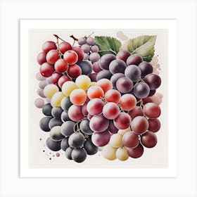 Grapes Art Print