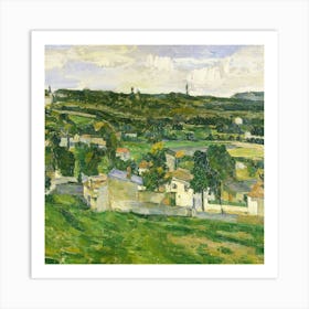 Claude Monet Oil Painting Landscape Illustration 6 Art Print