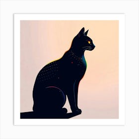 Feline Creative Cat Illustration 34 1 Art Print