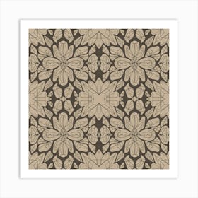 Floral Pattern 1 Art Print