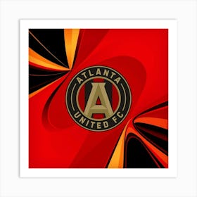 Atlanta United FC Logo Wall Art 6 Art Print