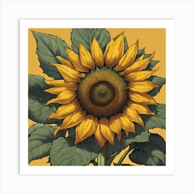 Sunflower 27 Art Print