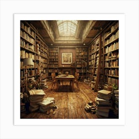 Library Art Print