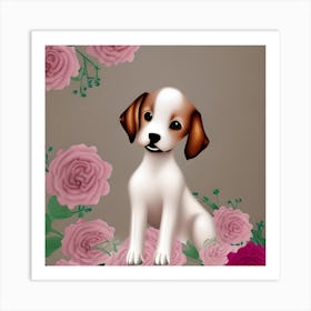 Adorable Puppy 1 Art Print