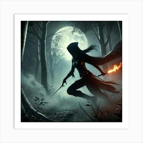 Zoya Nightshade Shadow Tactics Art Print