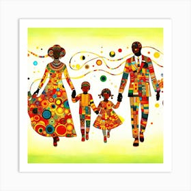 Family Of 4 - Family Futures Art Print