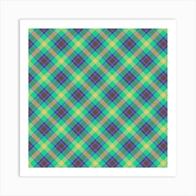 Plaid Pattern 11 Art Print