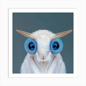 Moth With Blue Eyes Art Print