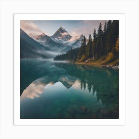 Mountain Lake Art Print